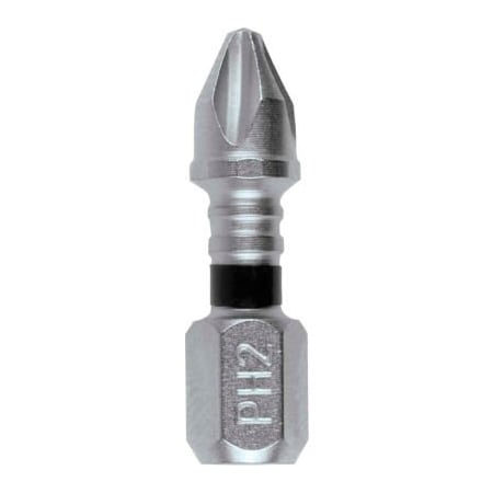 Makita Makita Impact XPS #2 Phillips 1in Insert Bit, Matte Nickel, 5/Pack E-00555